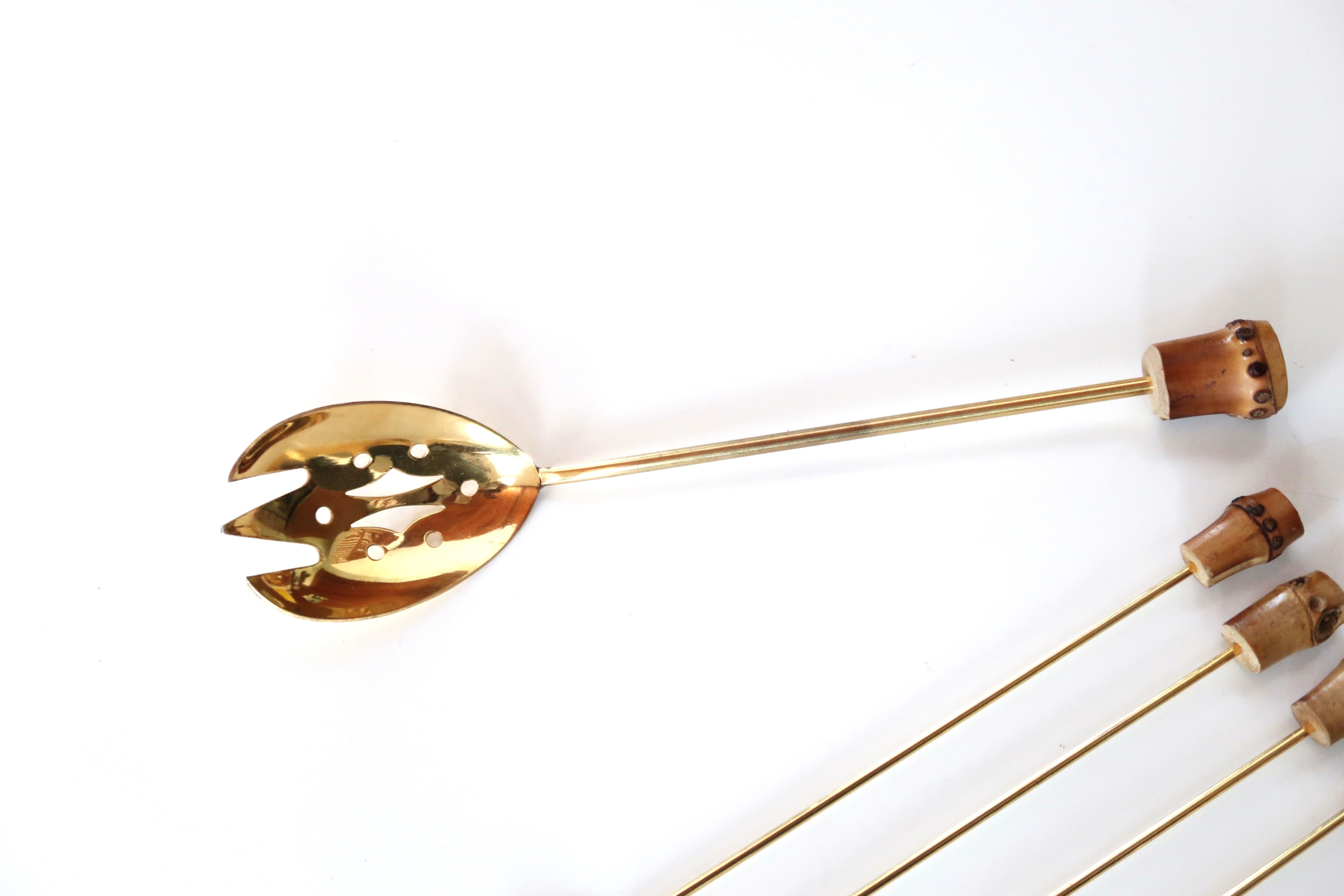 Cocktail kit with bamboo sleeves, 50s