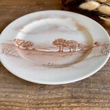 Vintage landscape plate