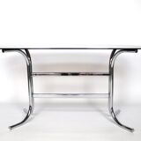 Chrome dining table 70s