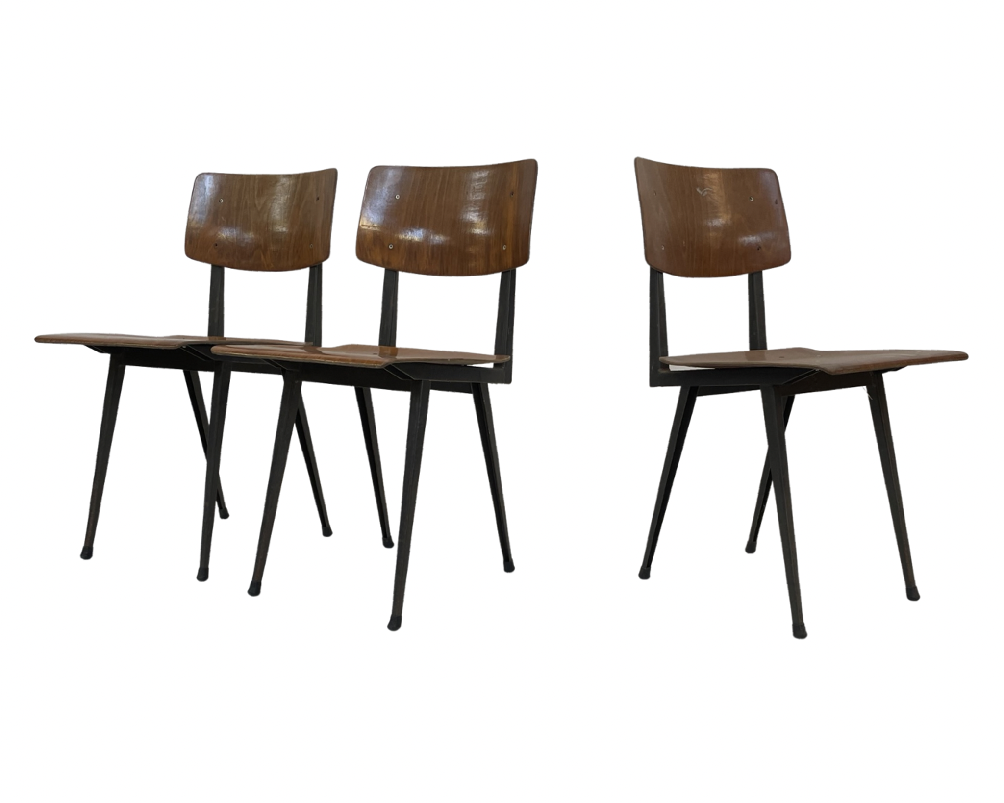 Vintage Marko Holland school chair minimalist 60
