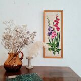 Canevas paire - motifs fleuris