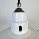 Industrial White Enamel Factory Pendant Lamp from Abolite, 1960s