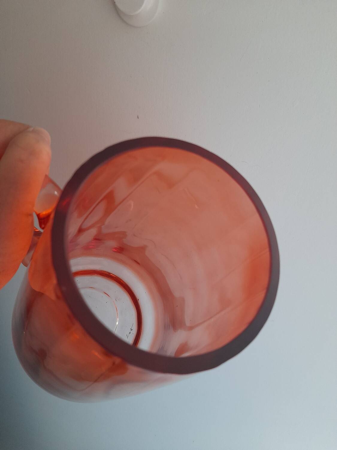 Art Deco pink vase