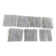 Set of seven monogram PP damask cotton napkins 56 x 56 cm