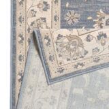Tapis persan bleu zaya 240x340 cm
