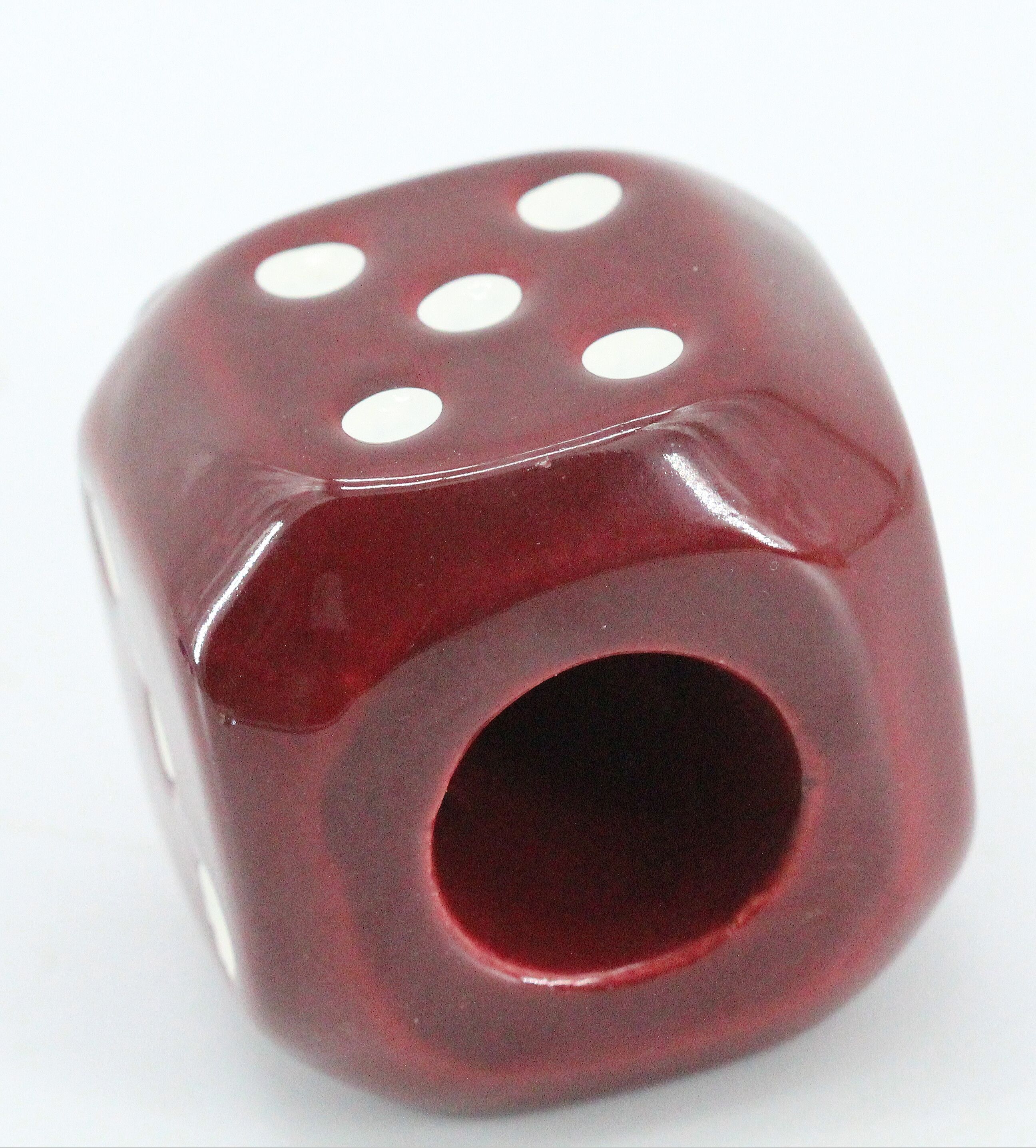 Ceramic dump candlestick