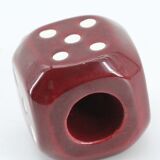 Ceramic dump candlestick