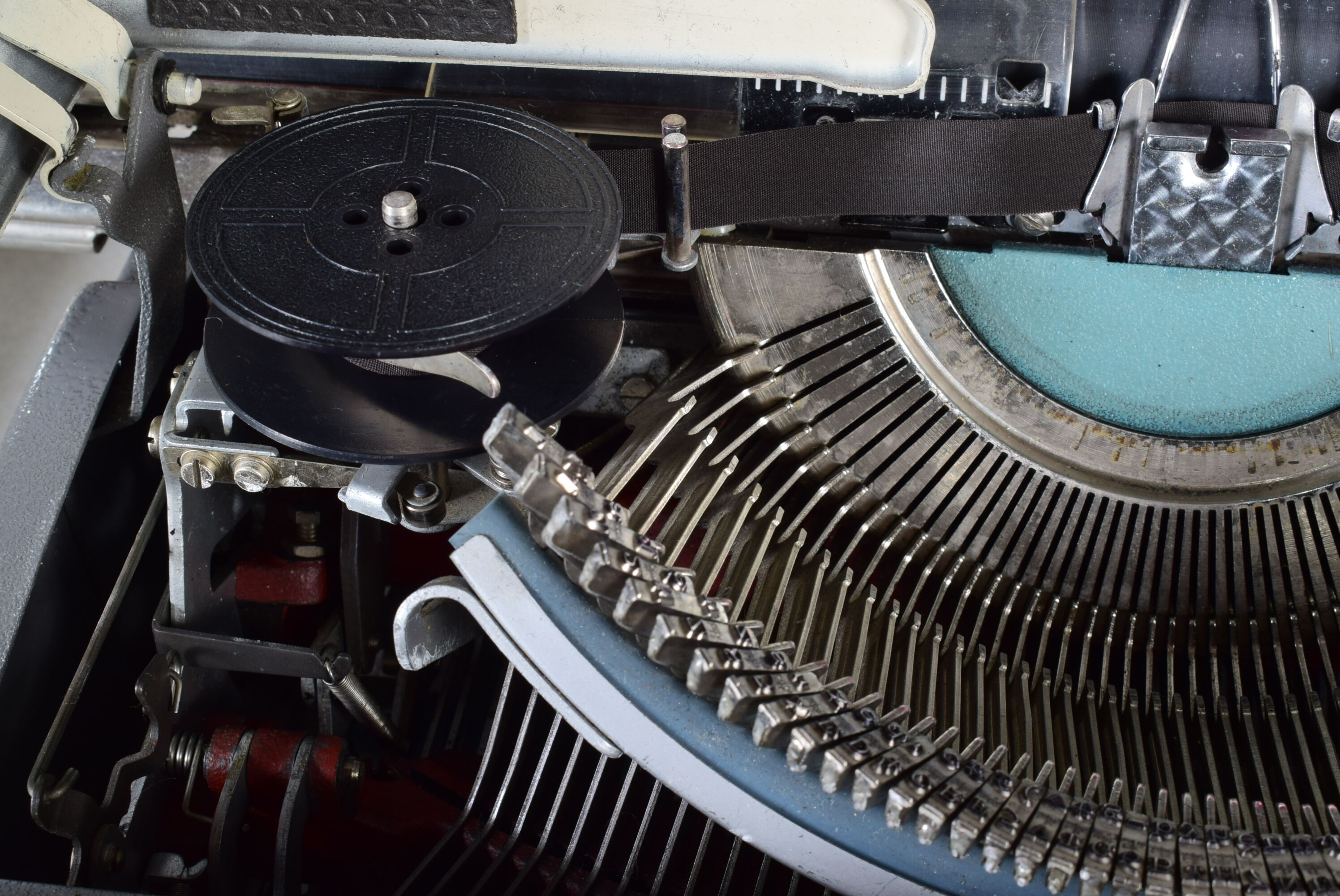 Olympia typewriter with suitcase