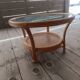 Rattan coffee table