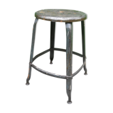 Tabouret Nicolle très patiné