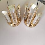 Paire de lampe venini made in italy 1990