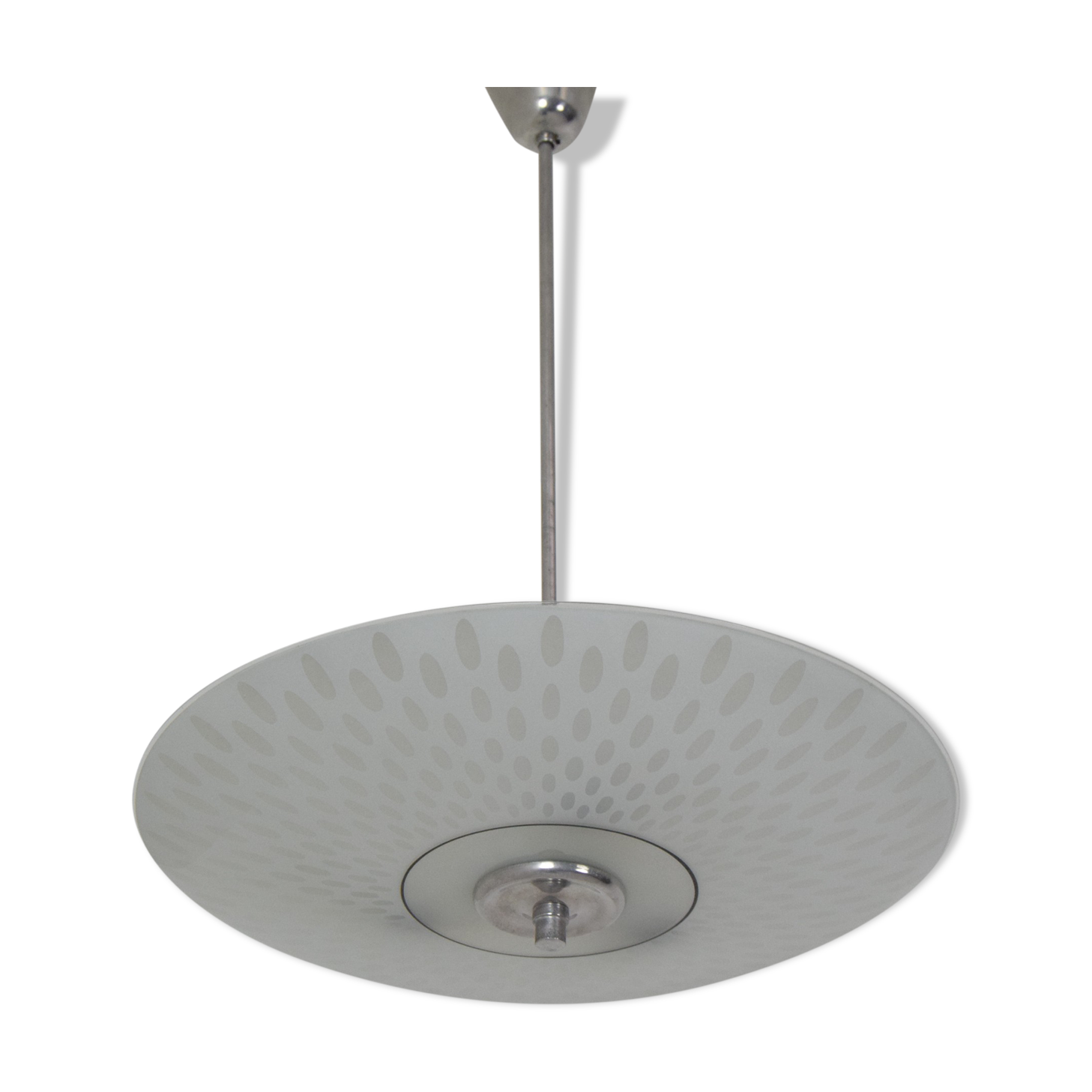 Mid-century Glass pendant by Napako,1970's.