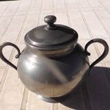 Fine pewter tea pot