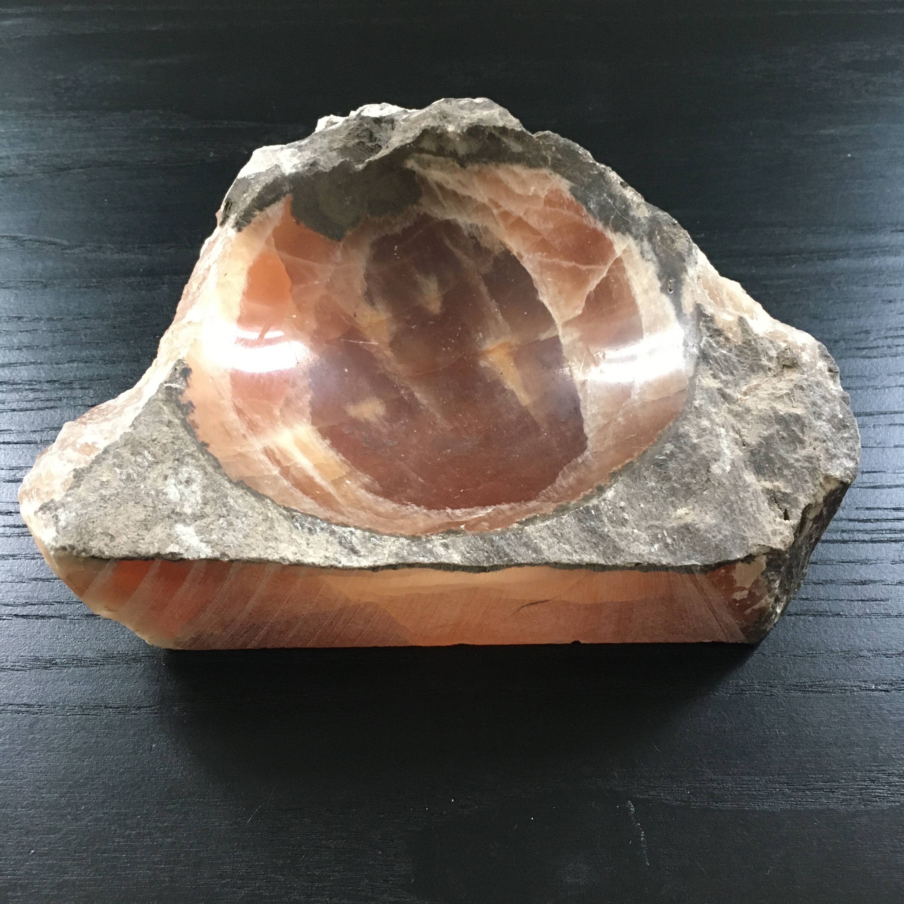 Brutalist onyx pocket tray