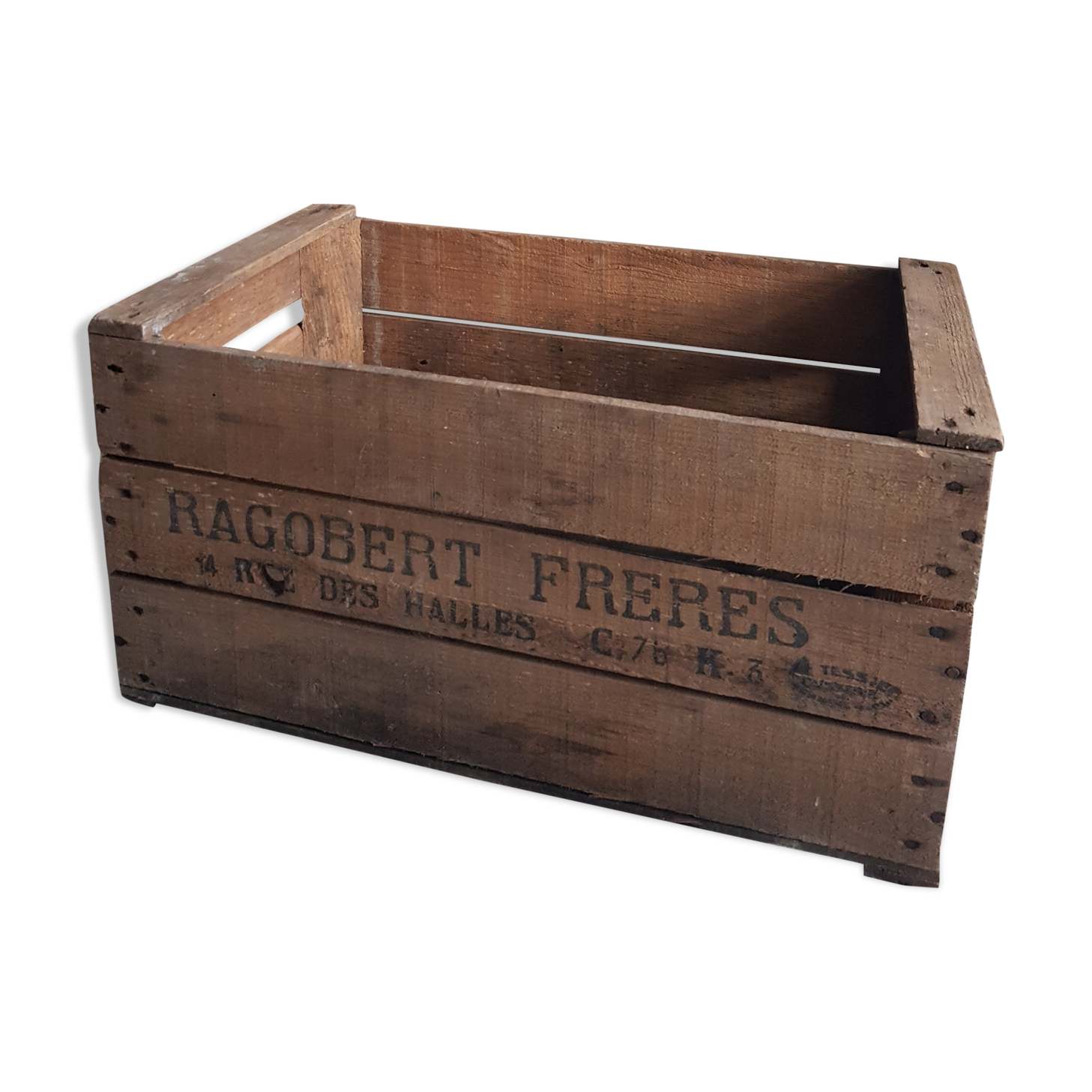 Old wooden crate