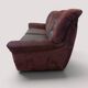 Vintage brown nubuck leather 2-seater sofa "Charisma" – 1980s