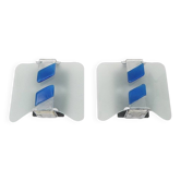 Murano glass wall sconces, 1980s, set of 2
