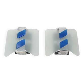 Murano glass wall sconces, 1980s, set of 2