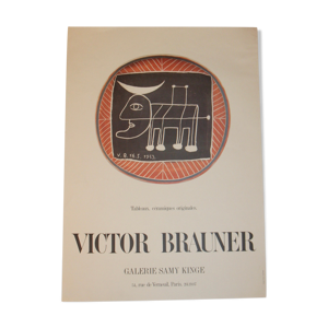 Affiche d’exposition Victor Brauner