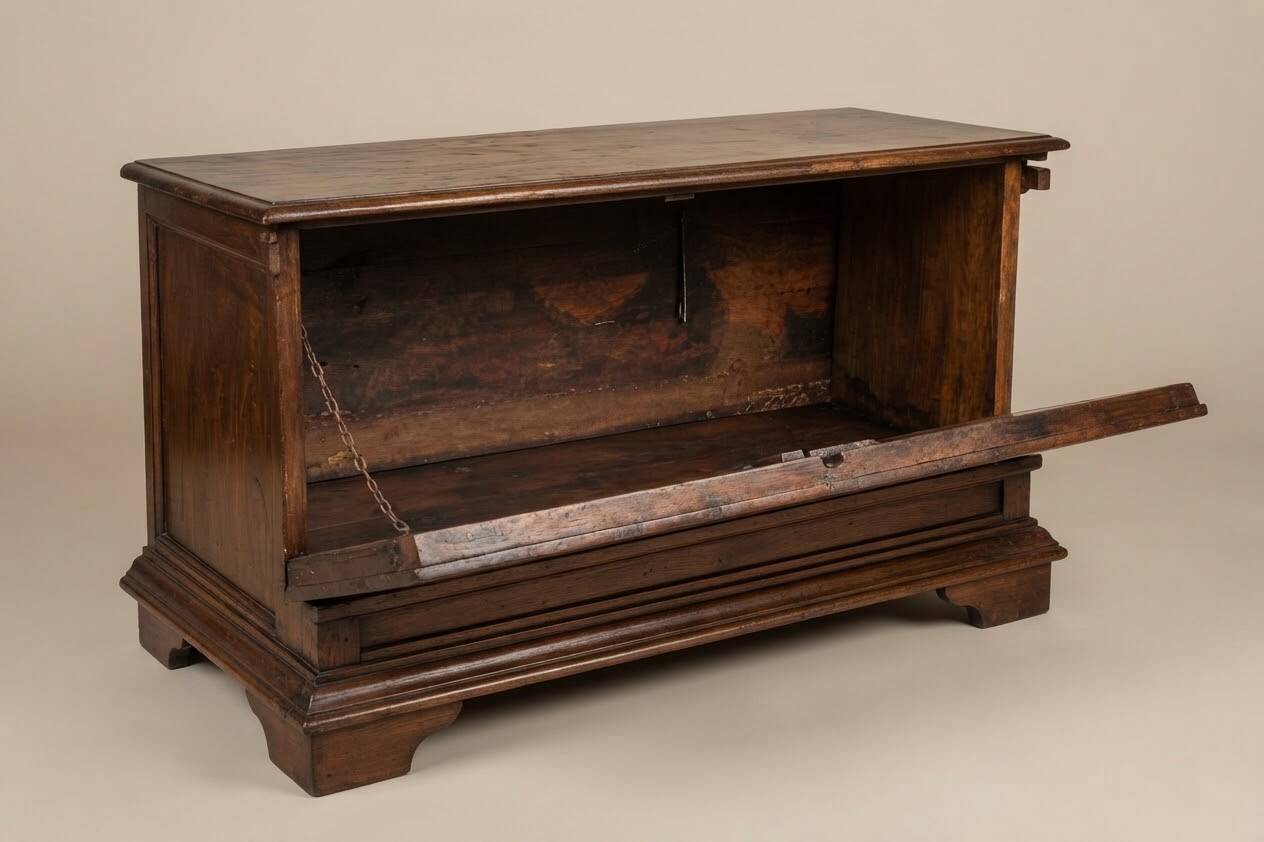 Antique chest/cassapanca restored from the late 18th - early 19th century.