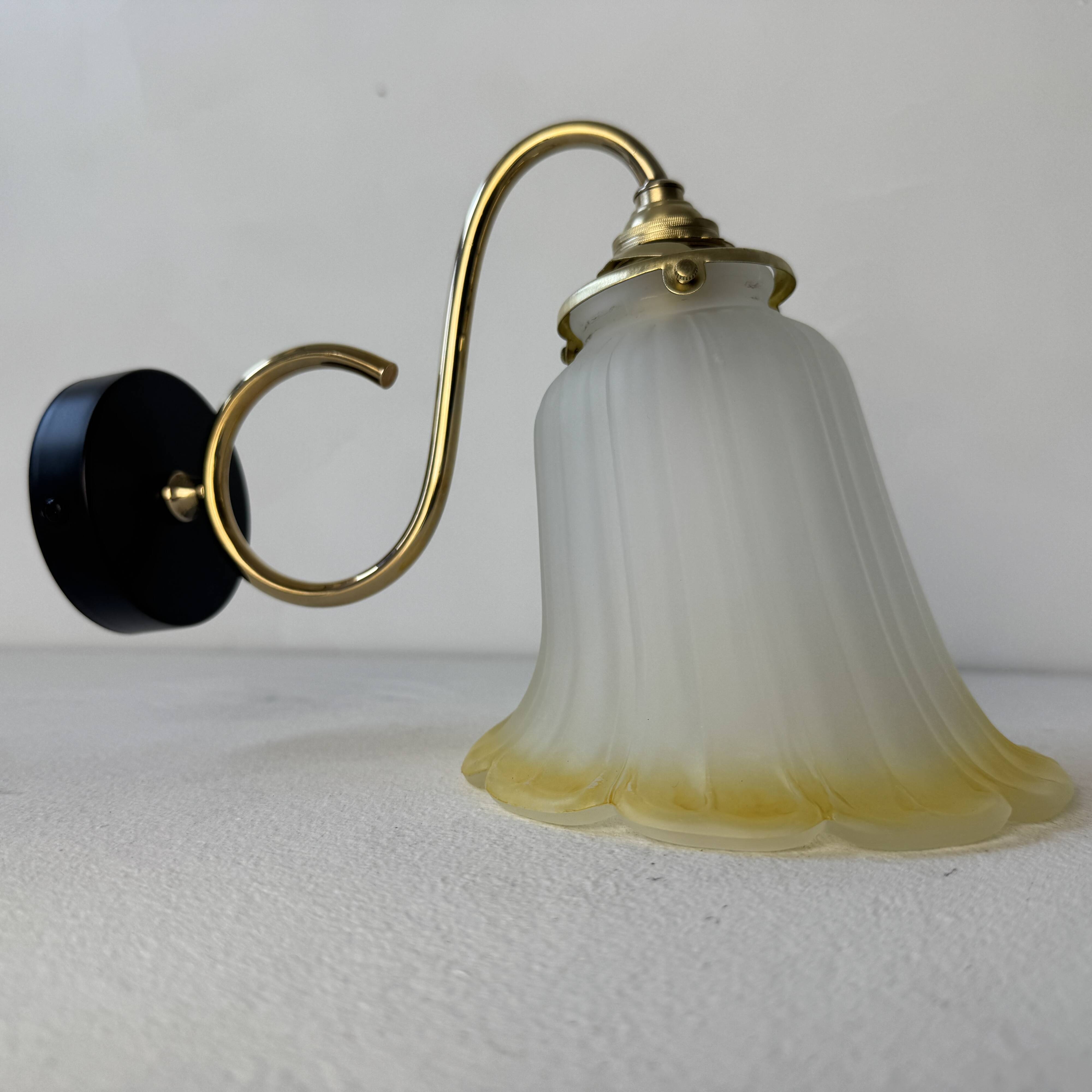 Lot of 3 vintage multicolor wall lights