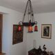 Art Deco Lustre Noverdy France in beaten iron