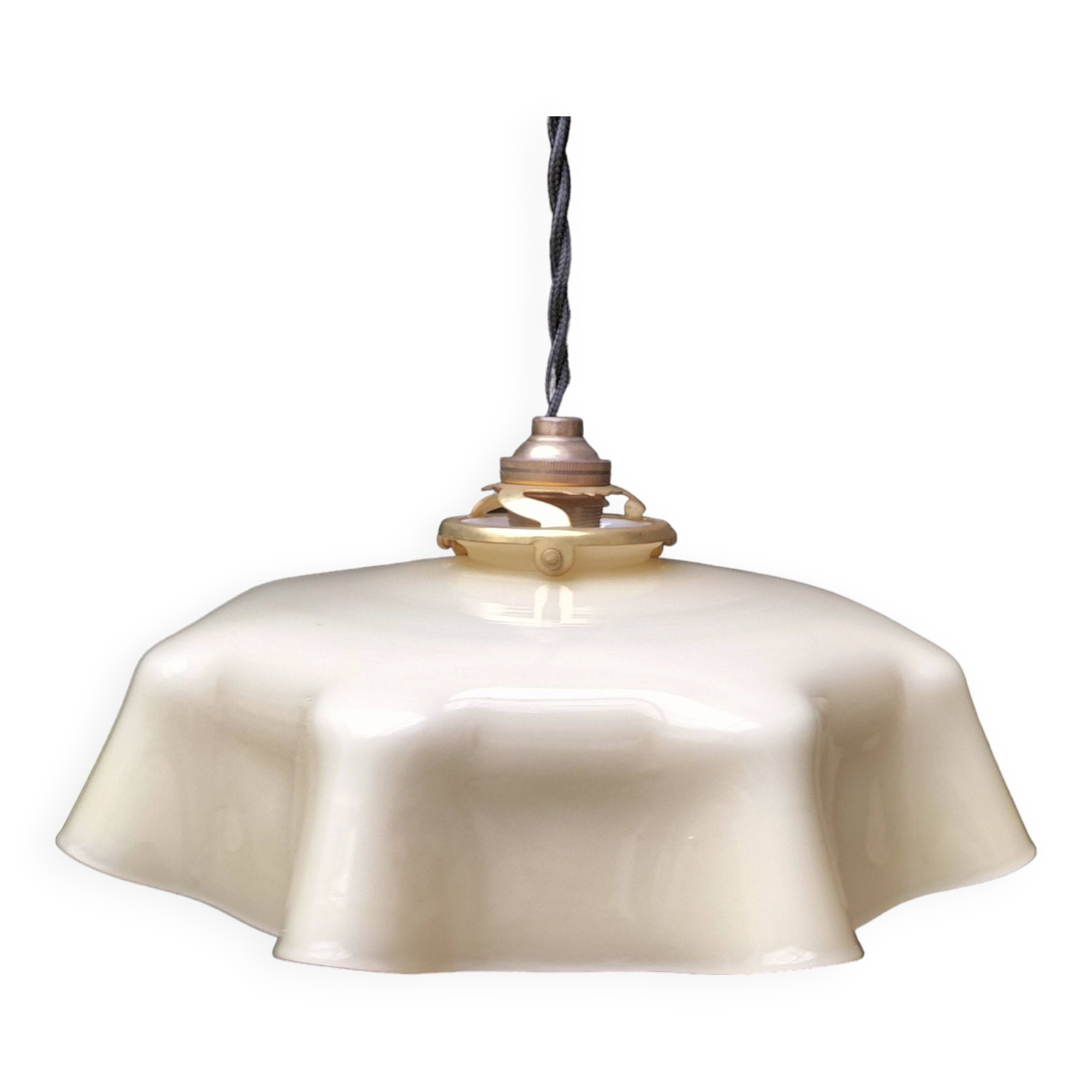 Opaline pendant light