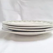 Assiettes plates vertes Moulin des Loups modèle Violetta