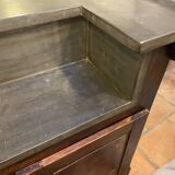 Tin bar counter from around 1920, approximately 1.70m.