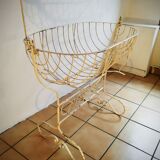 Old wrought iron cradle