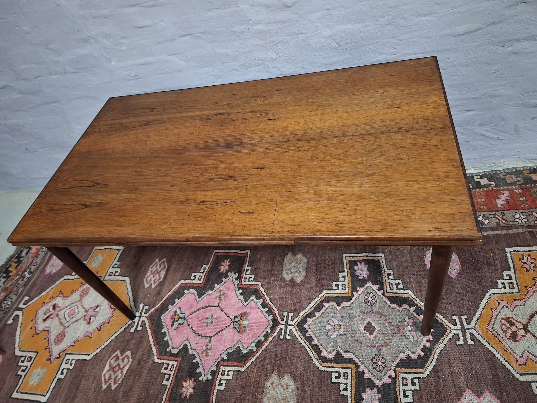 Vemb Mobelfabrik large 10-seater rosewood dining table, Denmark 1960s