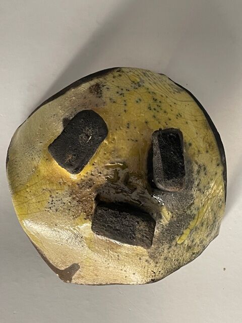 Ashtray in raku, circa 1990/2000