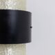 Tripod lamp in granite lucite and lacquered metal. 1950s.