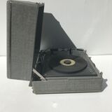 Ancien tourne disques Jacques Barthe paris avec enceinte et plaque vintage