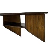 Vintage Danish rosewood wall shelf open floating shelf 60s design