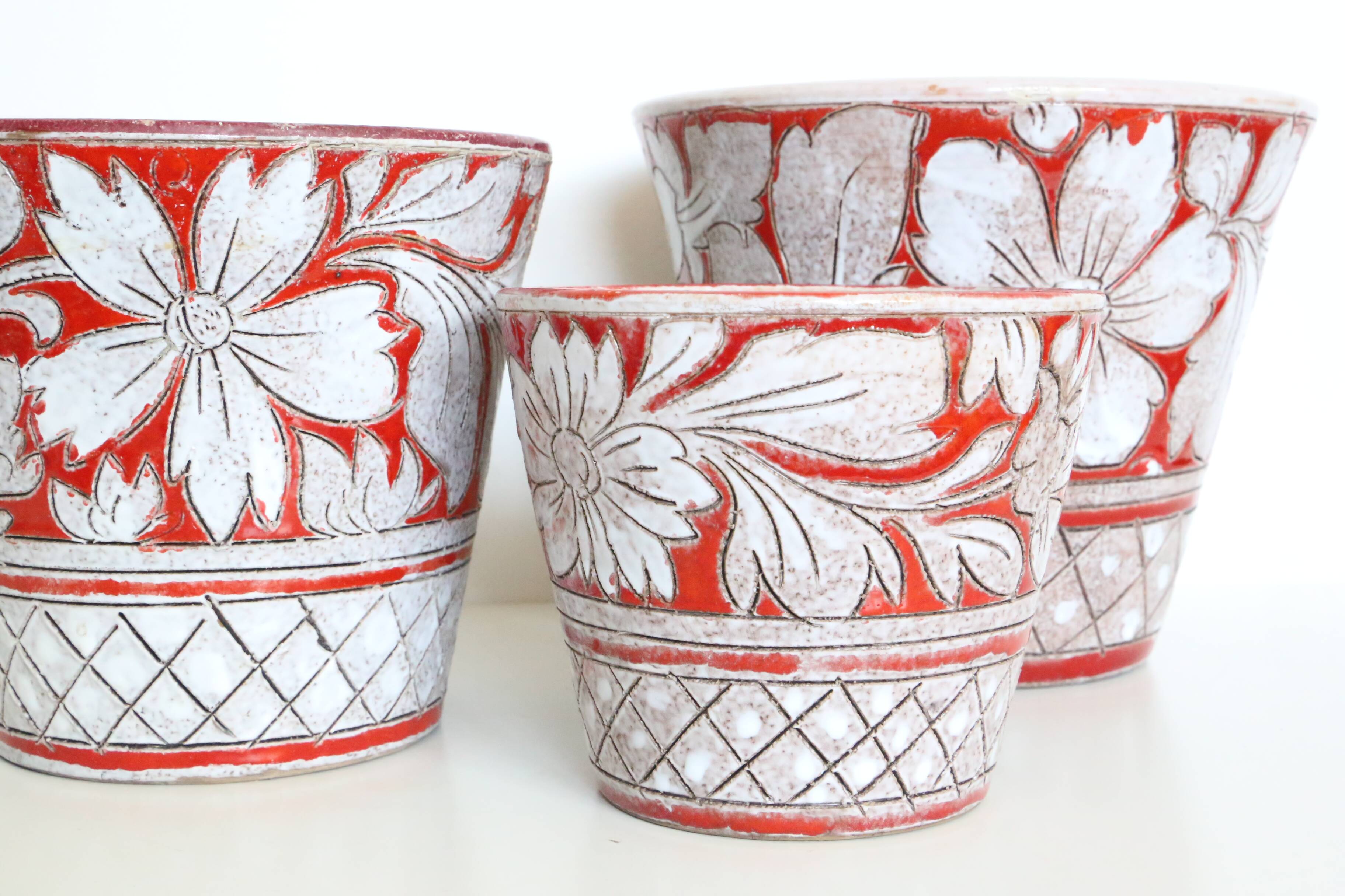 Italian ceramic planter by Fratelli Fanciullacci, circa 1950/60