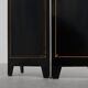 French black and gold Art Deco Fireplace Screen, 1930s