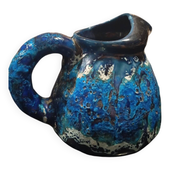 Vase pichet fat lava Turquoise