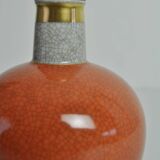 Crackle glaze porcelain vase by Royal Copenhagen, Denmark 1950s