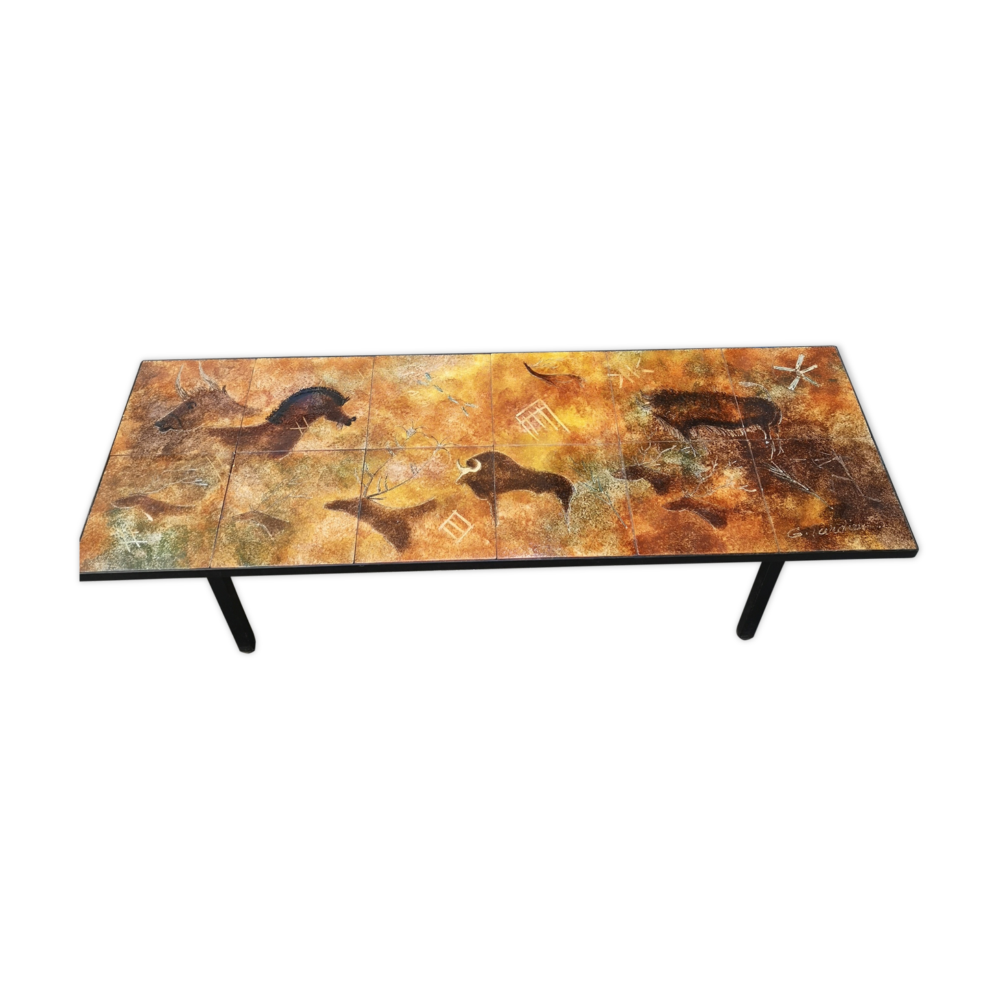 Tardieu ceramic tile coffee table