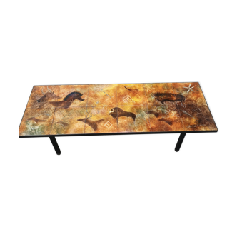 Table basse carreaux céramique Tardieu
