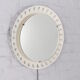 Hillebrand round metal light mirror