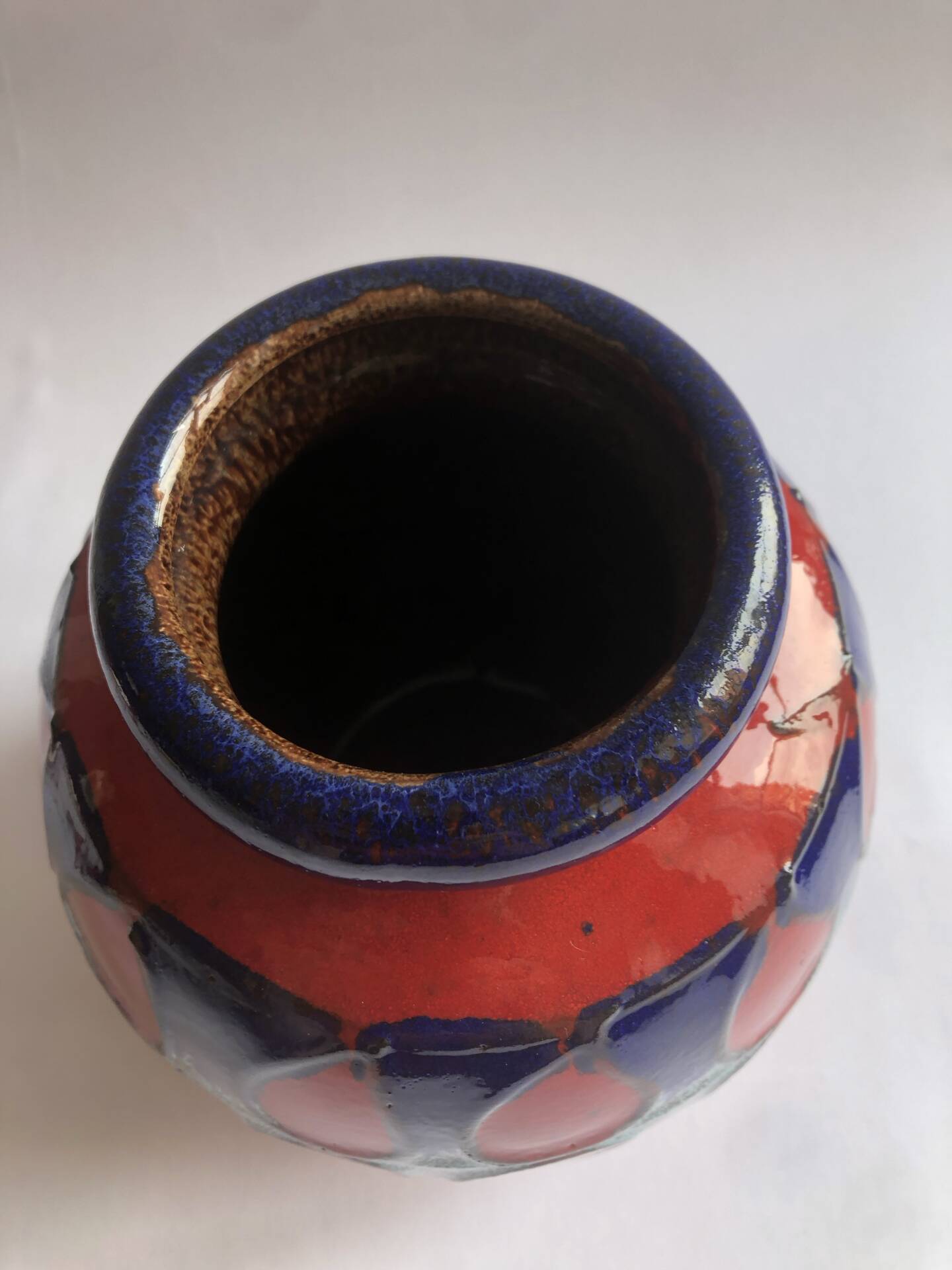 Vase en céramique allemand 1970
