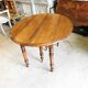 Table 6 feet Louis Philippe with 3 walnut extensions of the 19th siecle