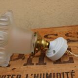 Wall light tulip and porcelain