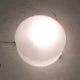 Bauhaus design ceiling light or wall lamp with opaline globe - mid 20th century.
