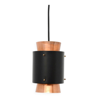 Copper lamp in the Trava style, design by Carl Thore, 1960s