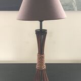 Lampe rotin et corde