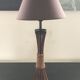 Lampe rotin et corde