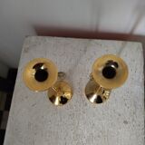 2 candle holders Scandinavian design Sweden Dalmas